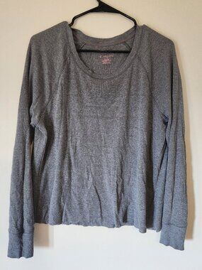 Xhilaration Gray Henley Pajama Shirt